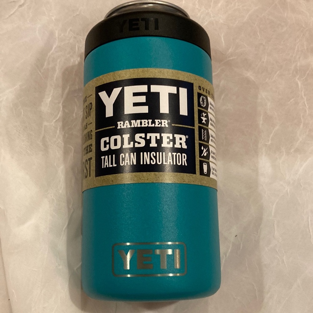 YETI Rambler Colster Tall Can Insulator - Aquifer Blue